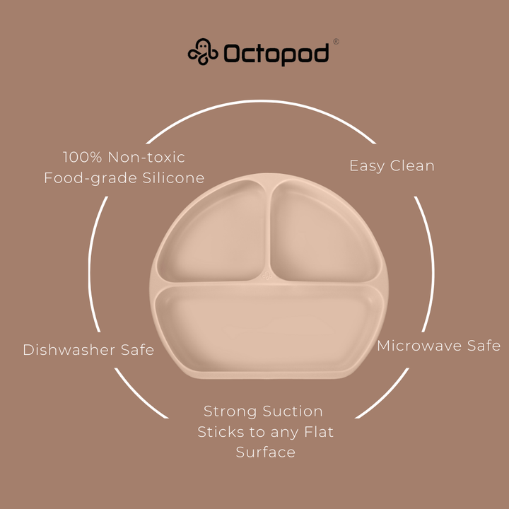 Octopod® Silicone Suction Triangle Plate