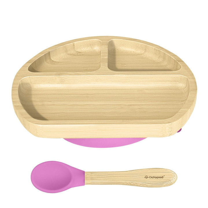 Octopod® Bamboo Baby Suction Plate (Triangle)