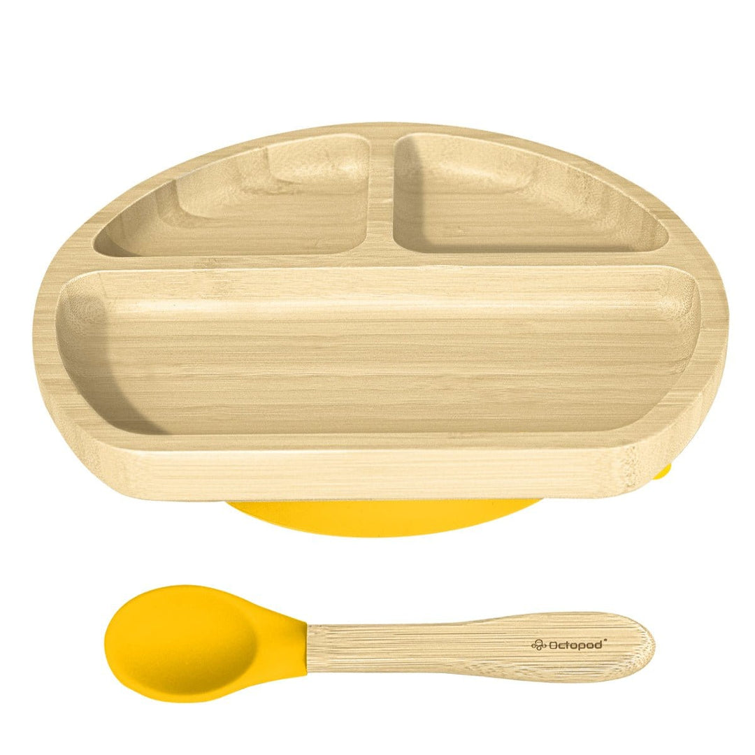 Octopod® Bamboo Baby Suction Plate (Triangle)