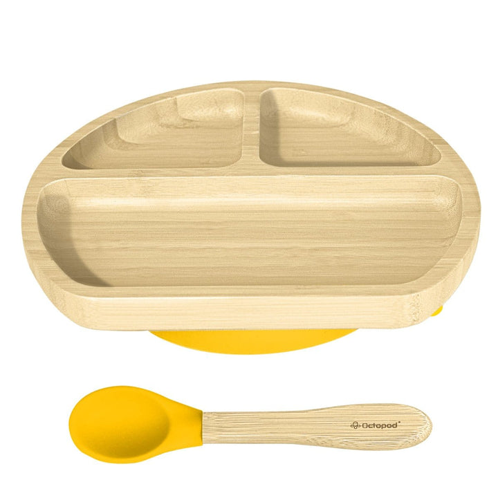 Octopod® Bamboo Baby Suction Plate (Triangle)