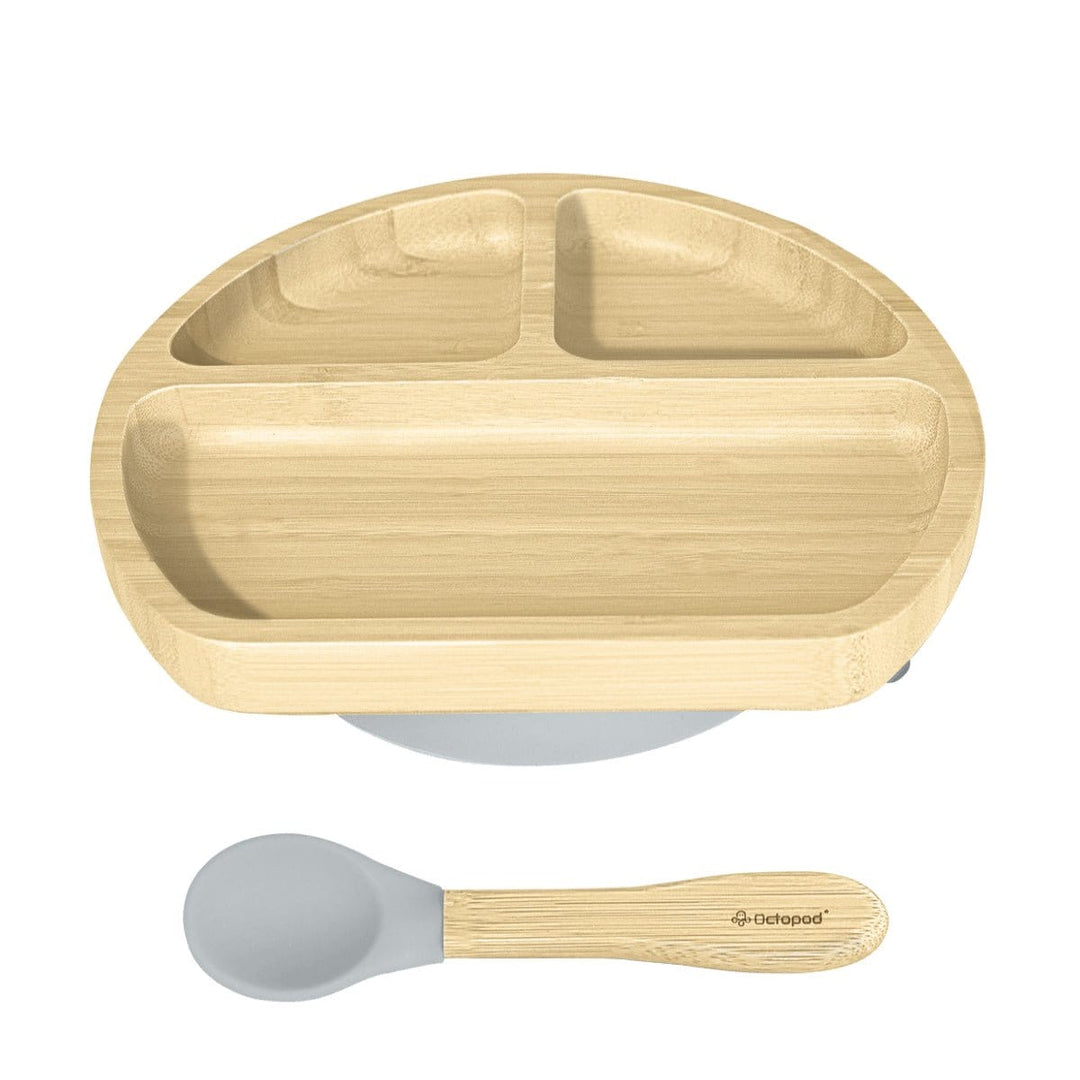 Octopod® Bamboo Baby Suction Plate (Triangle)