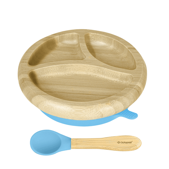 Octopod® Bamboo Baby Suction Plate (Round)