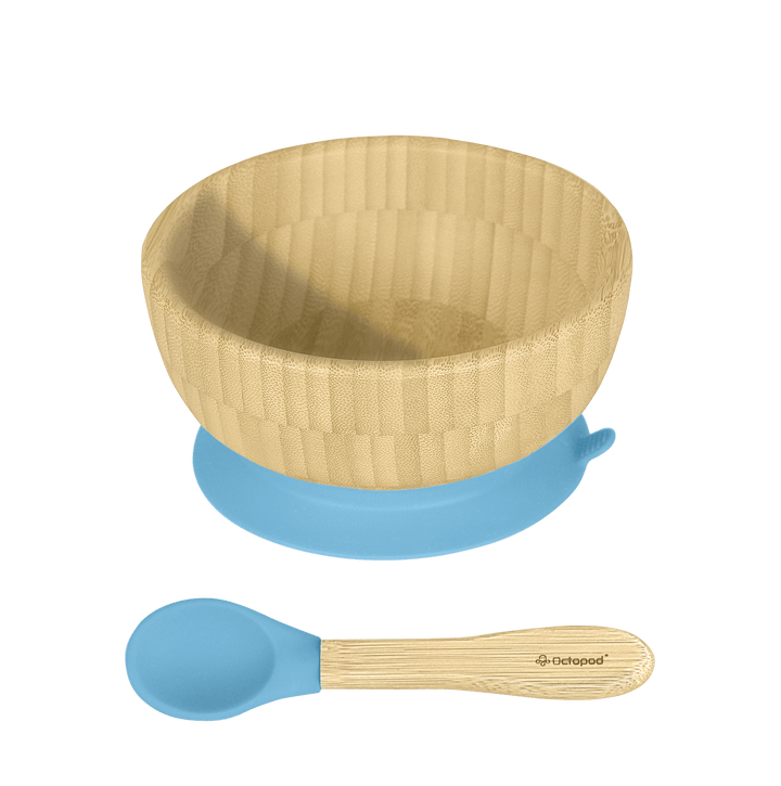 Bamboo Baby Suction Bowl + Spoon