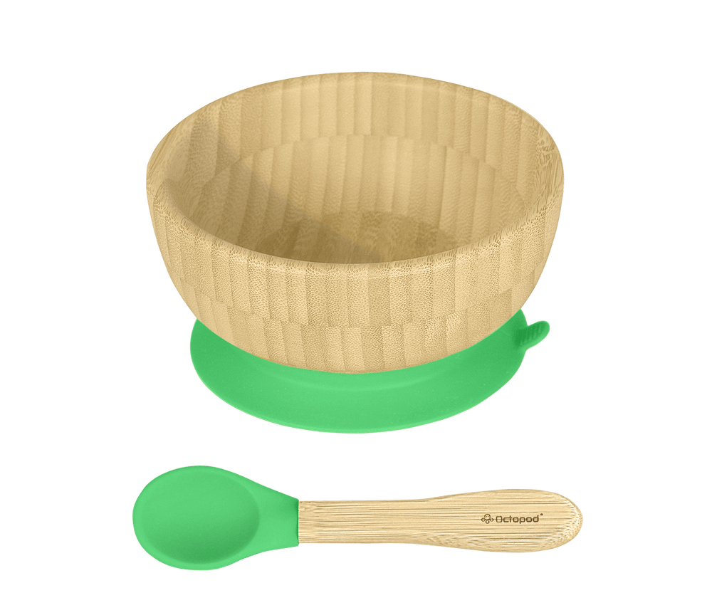 Bamboo Baby Suction Bowl + Spoon