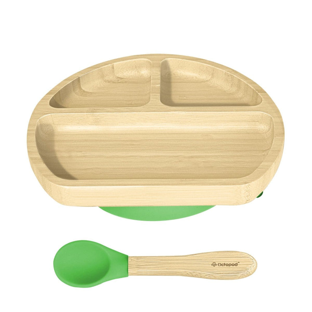 Octopod® Bamboo Baby Suction Plate (Triangle)