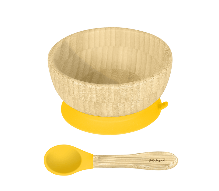 Bamboo Baby Suction Bowl + Spoon